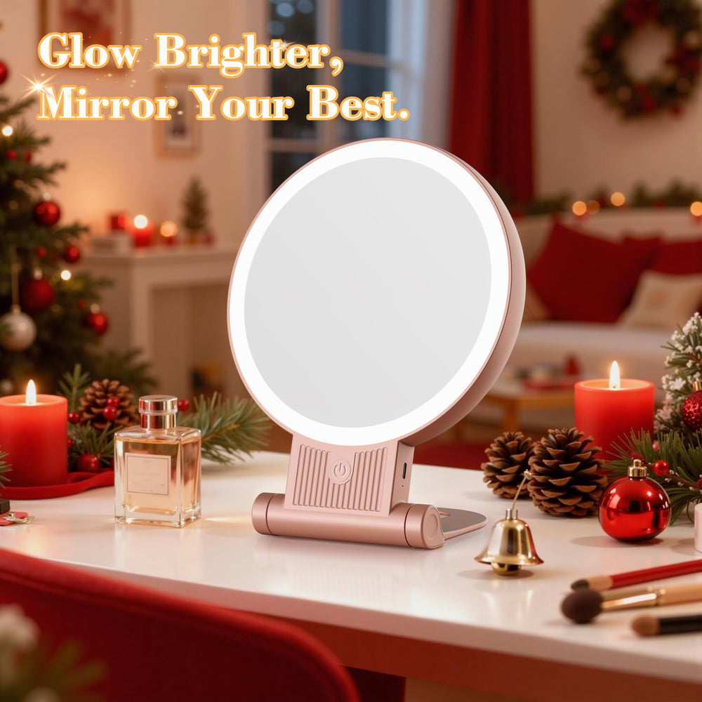 Auxmir 72 LED lighting with three color modes supports precise makeup checks