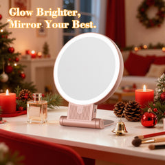 Auxmir 72 LED lighting with three color modes supports precise makeup checks