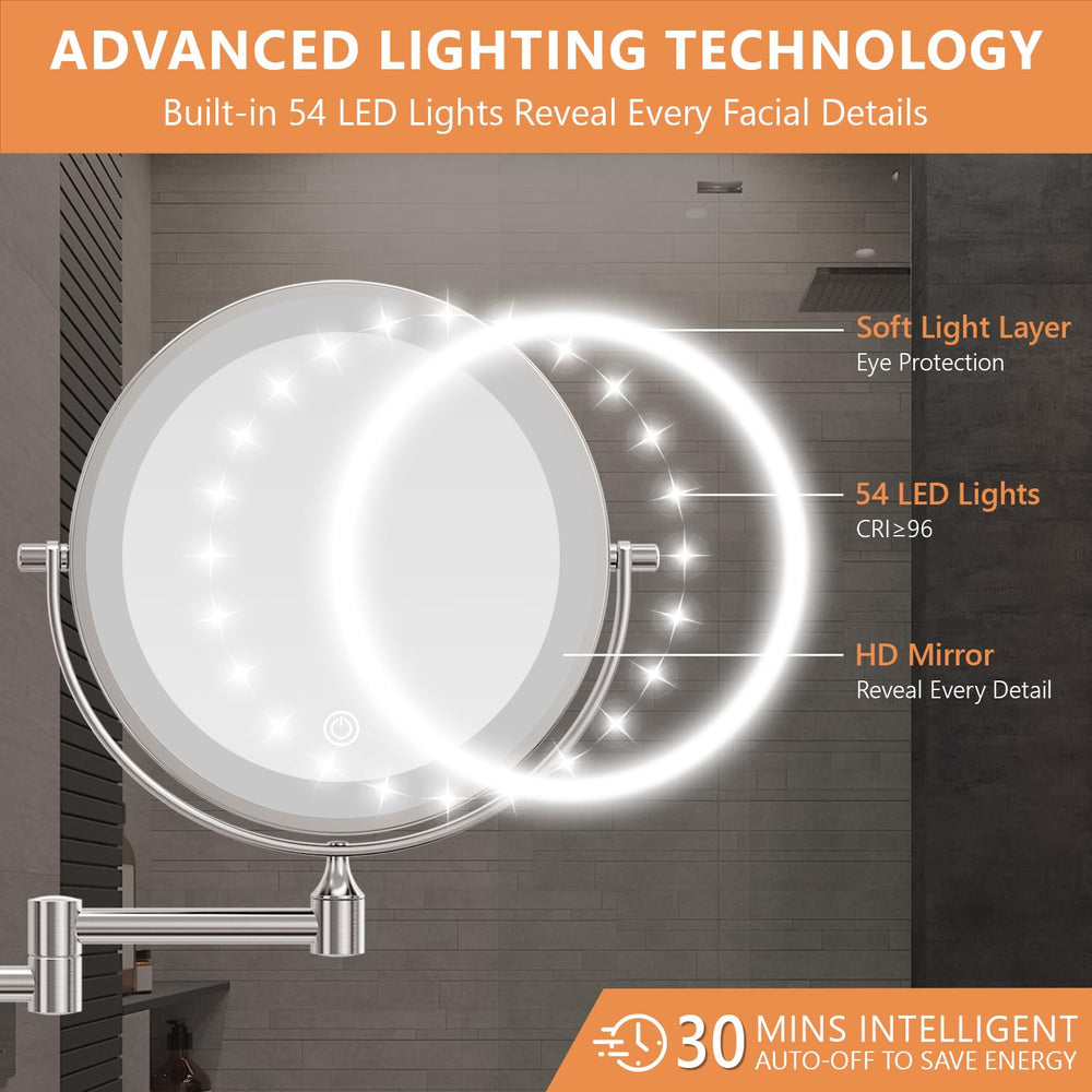 Auxmir chrome finish close-up highlights premium design details