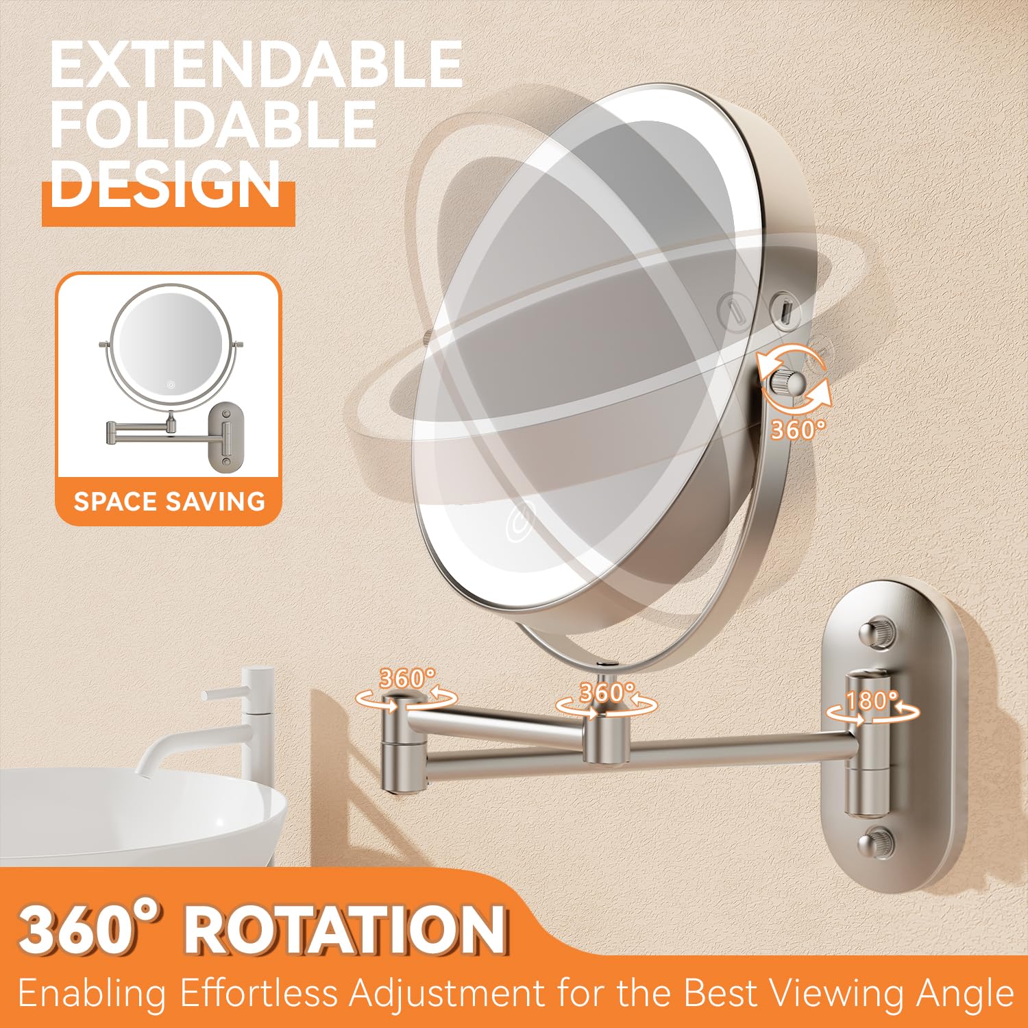 Auxmir dimmable brightness control for day and night routines