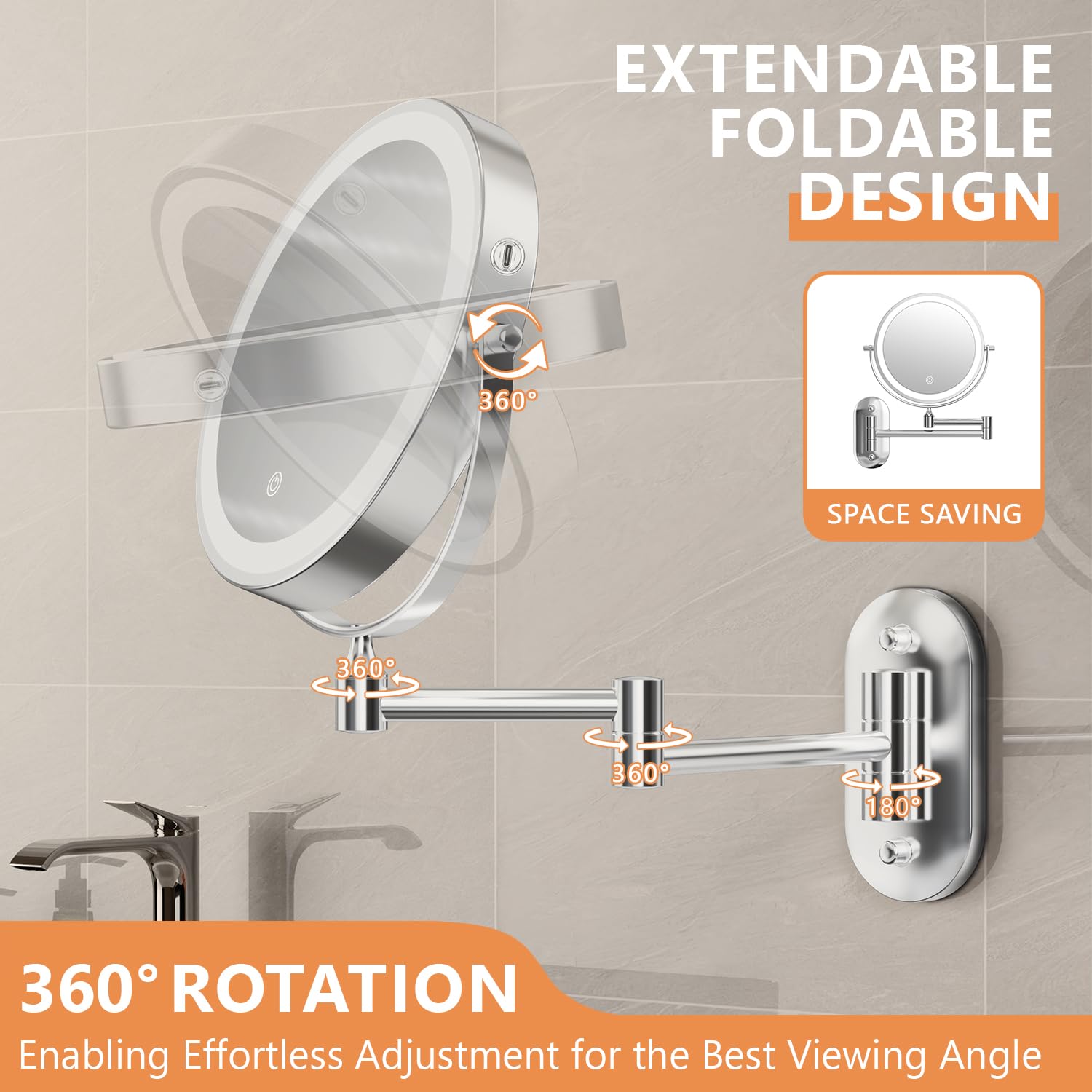 Auxmir easy installation template guides quick wall mounting