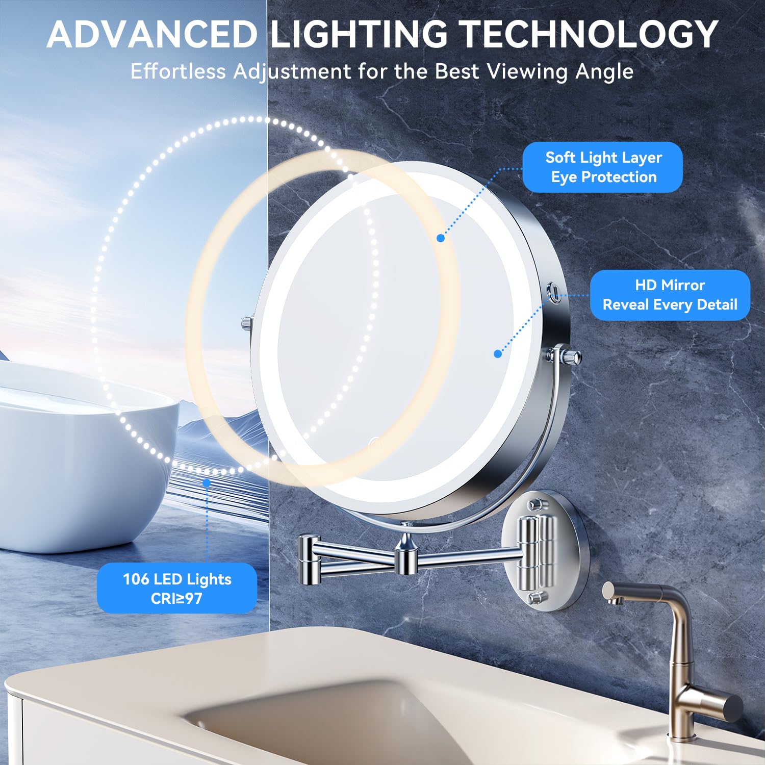 Auxmir touch dimming control with memory for personalized lighting