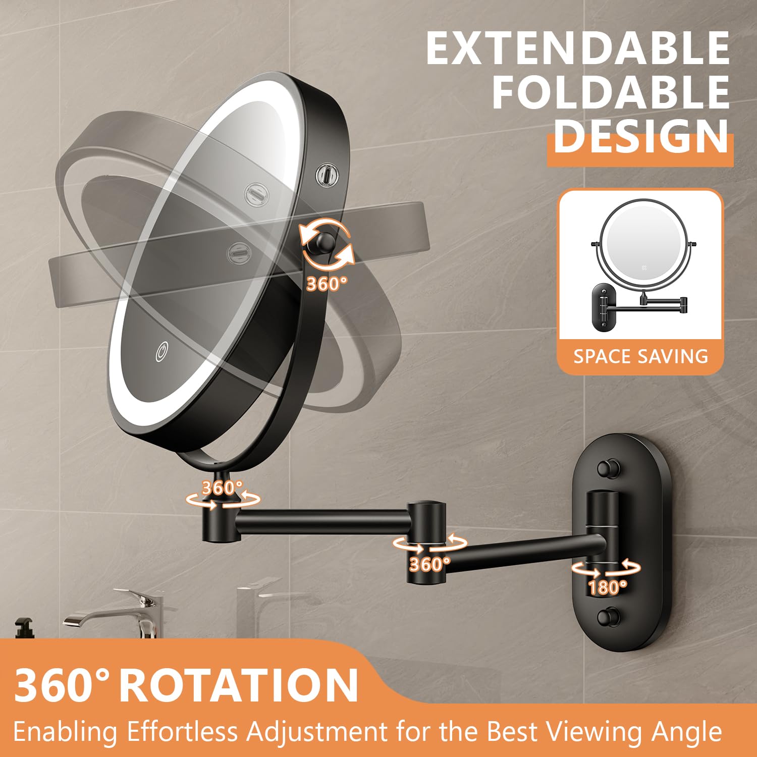 Auxmir wall-mount installation template aids secure mounting