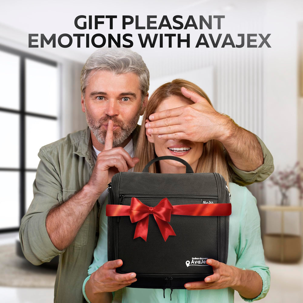 AvaJex size-dimensions-11-8x11-8x4 shows compact fit in carry-on.