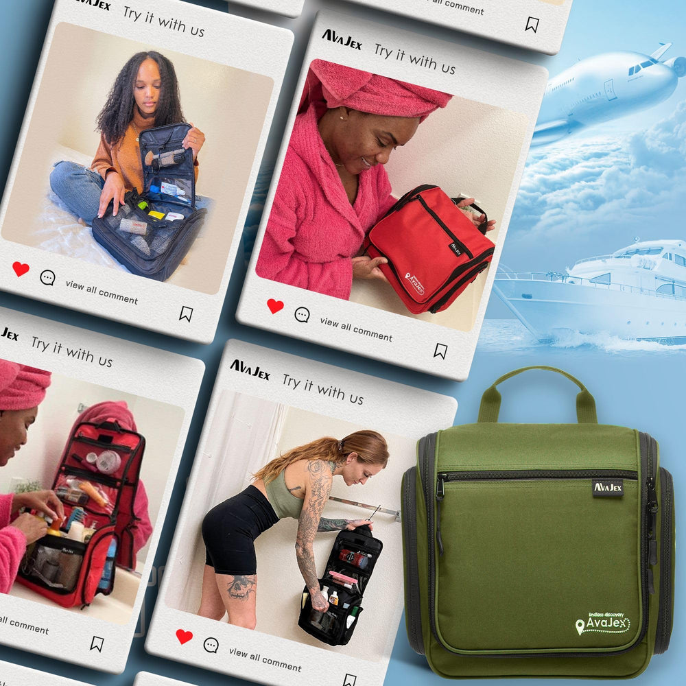 AvaJex travel bag offers practical, gift-ready organization.