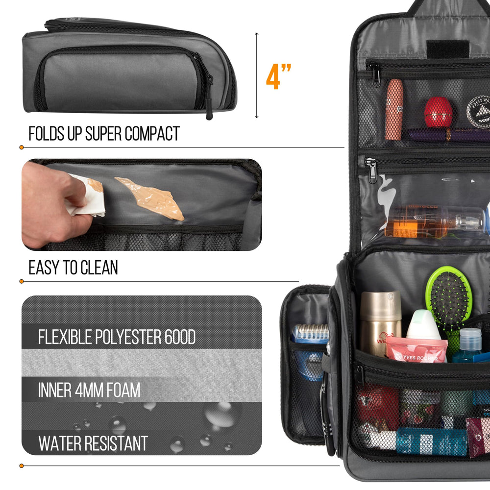 AvaJex premium polyester exterior with easy‑clean lining for travel durability