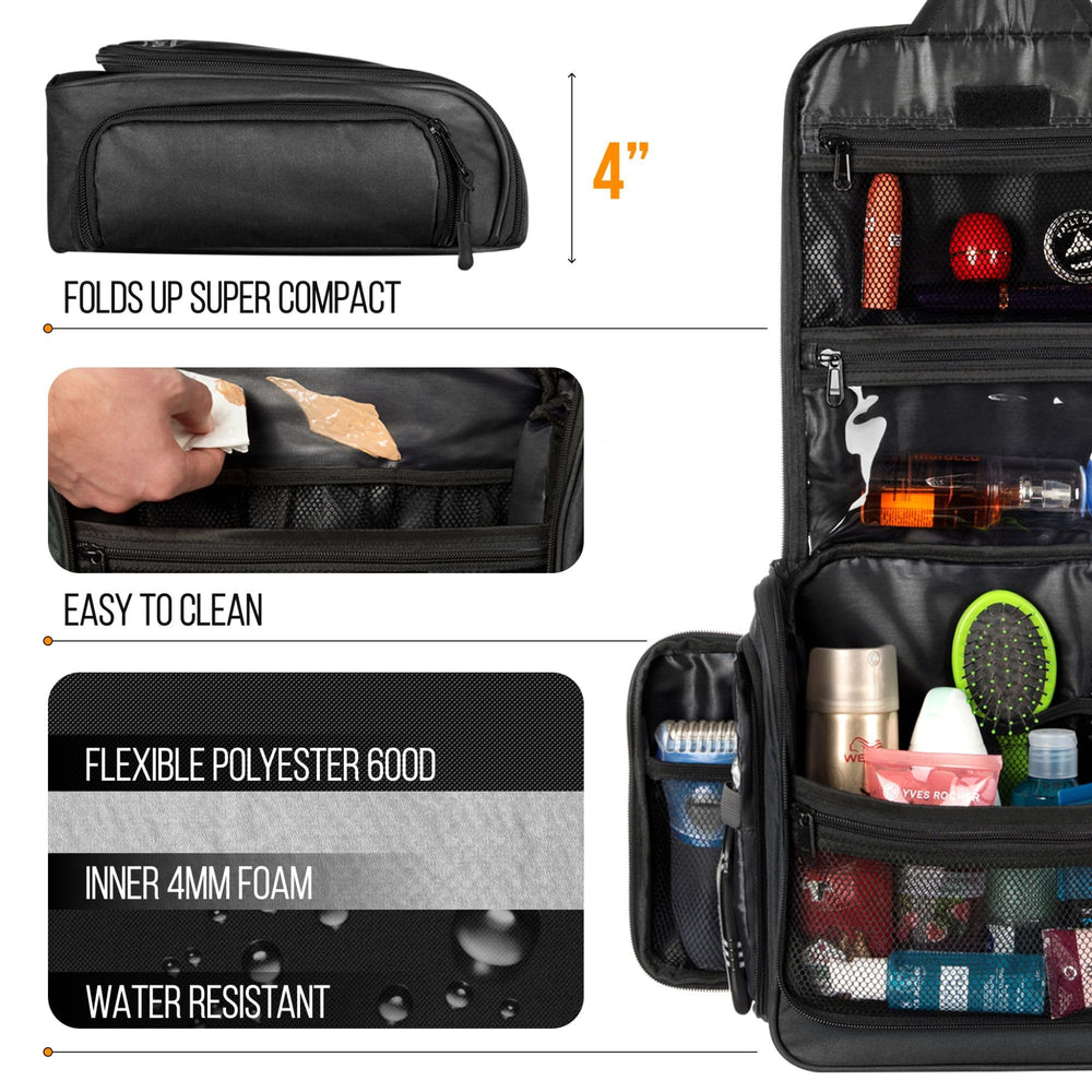 AvaJex travel bag size 10.6x10.6 inches shows roomy interior.