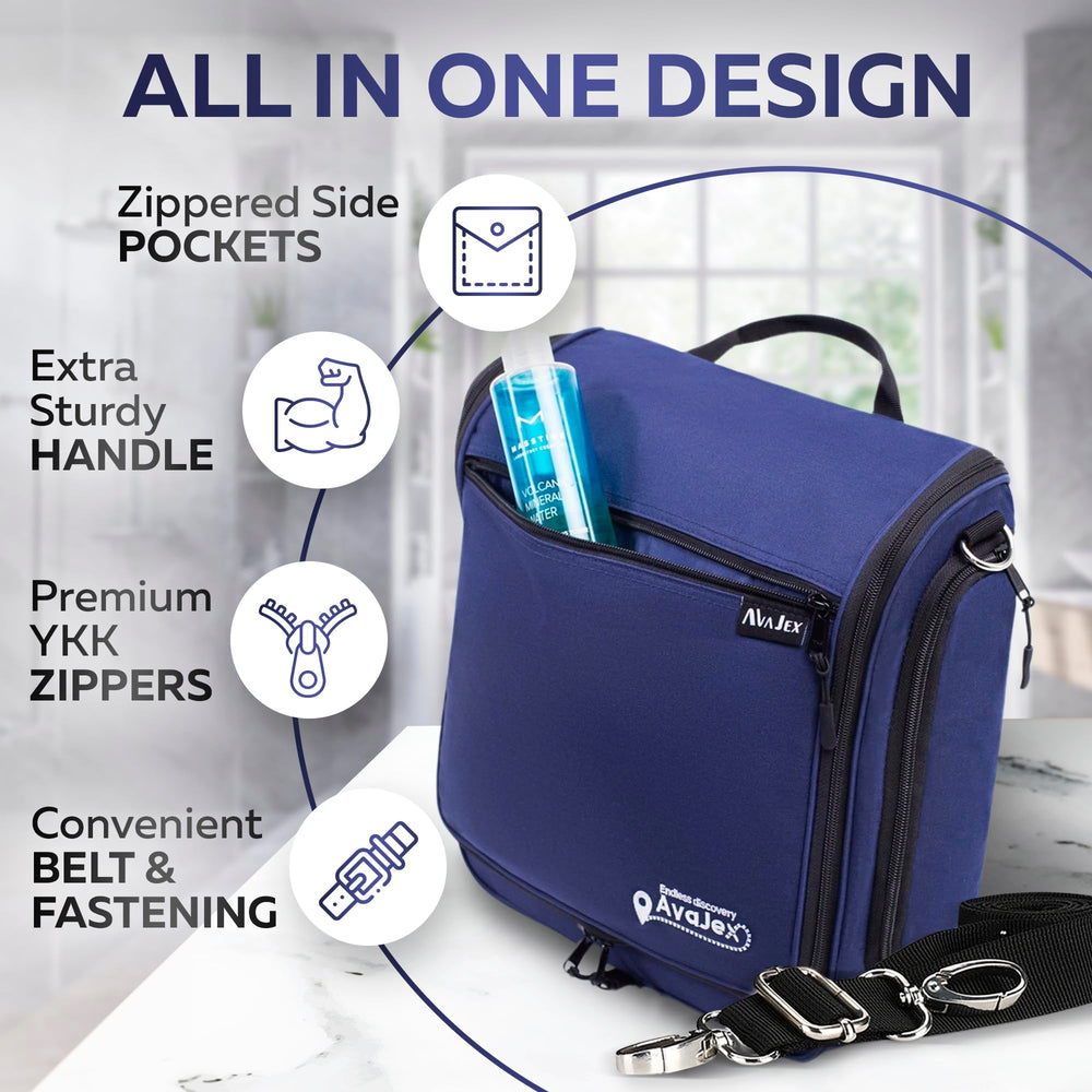 AvaJex waterproof inner lining close-up prevents leaks during travel