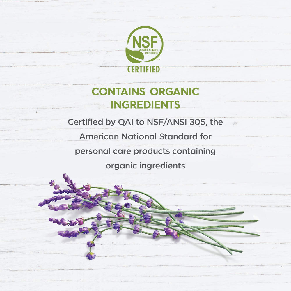 Avalon Organics NSF organic seal visible on label.