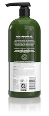 Avalon Organics lavender bath gel pump, convenient dispensing for gentle cleansing.