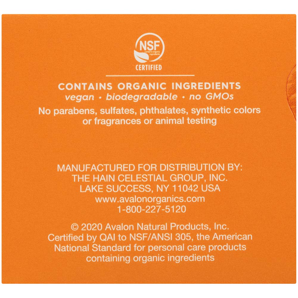 Avalon Organics Vitamin C Renewal Crème Riche dermatologist-tested badge displayed for sensitive-skin confidence.