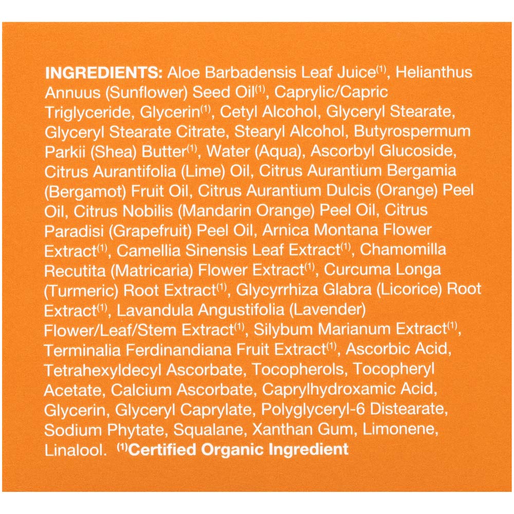 Avalon Organics Vitamin C Renewal Crème Riche application scene suggesting gentle nightly skin nourishment.