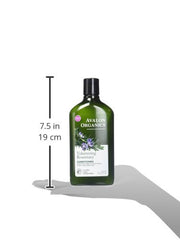 Bottle of Avalon Organics Volumizing Conditioner Rosemary with silky hair shine finish