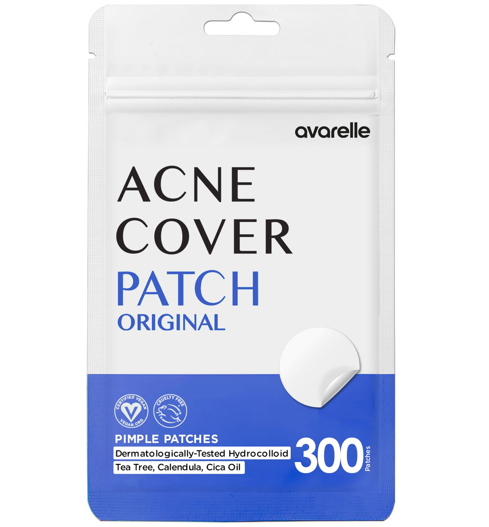 AVARELLE pimple patch close-up with tea tree for clear skin support