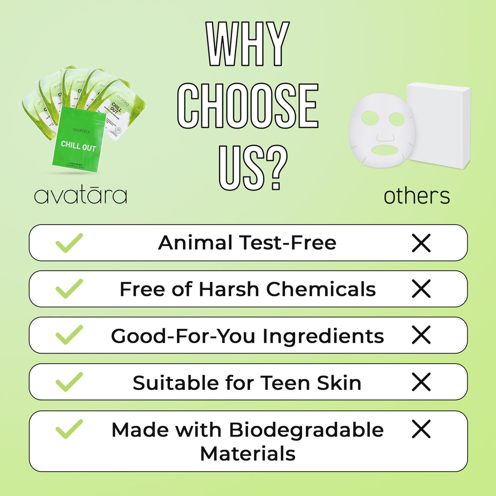 Avatara Chill Out calm-and-cool skin during use.