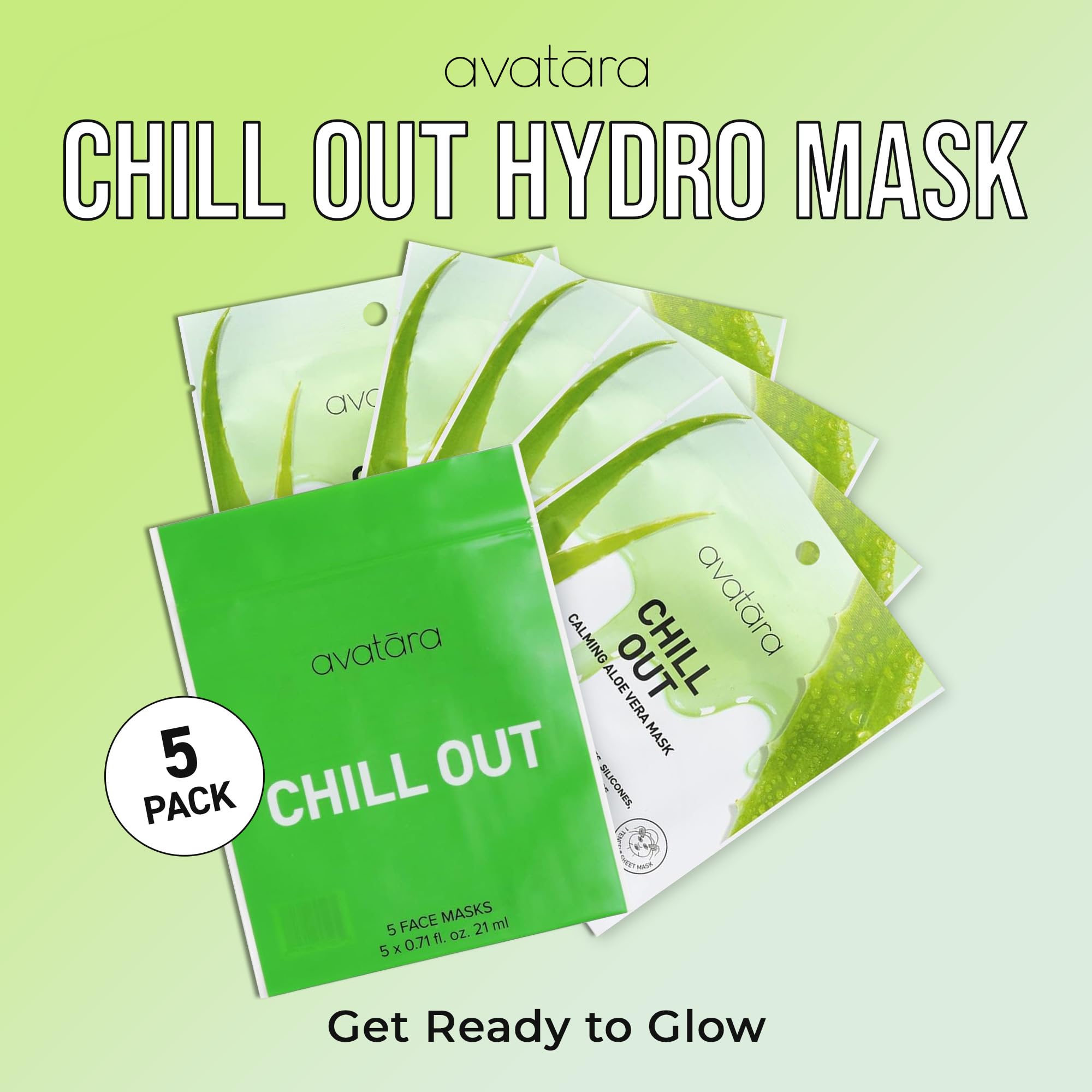 Avatara Chill Out ginkgo nourishes skin with antioxidant support.