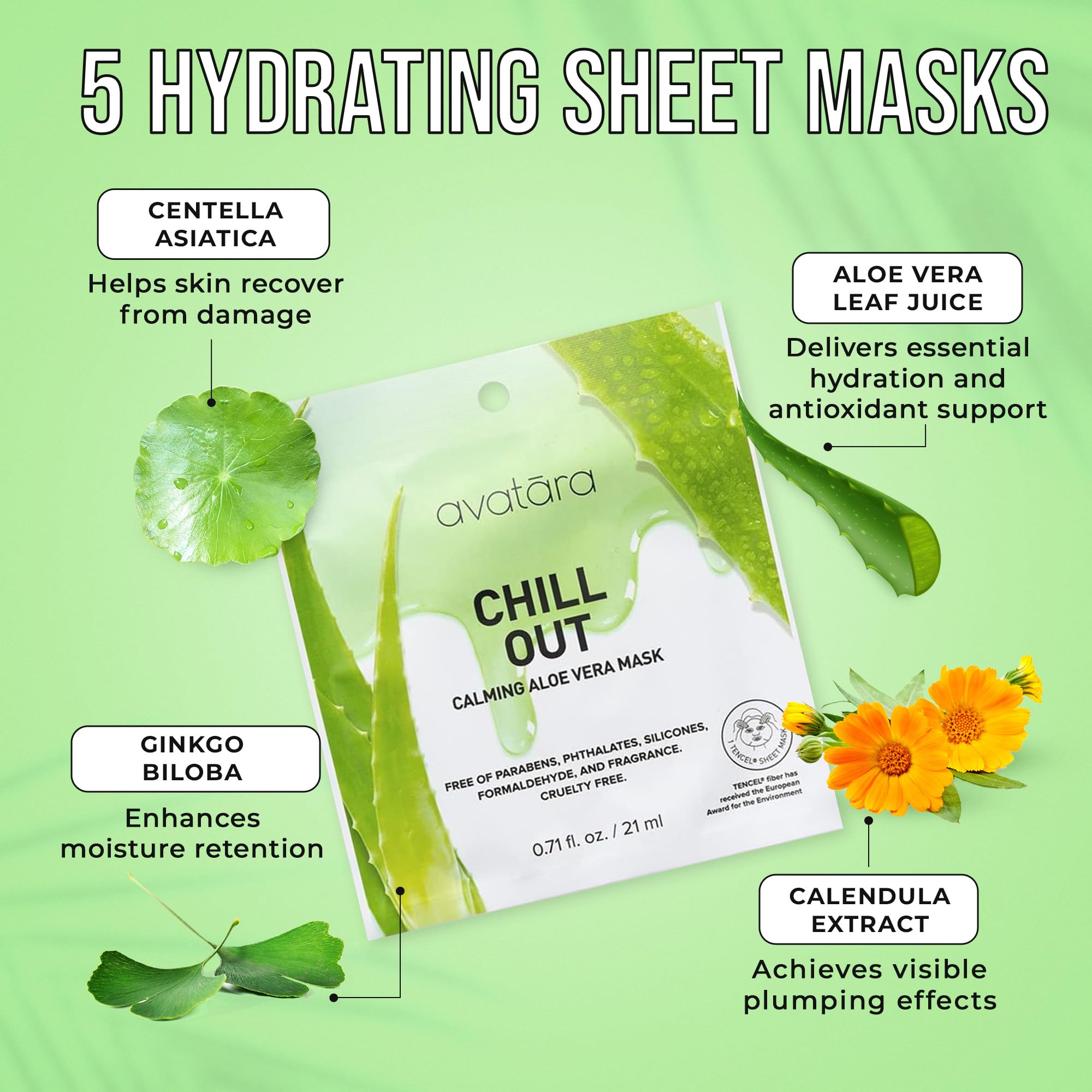 Avatara Chill Out jojoba-esters soften and balance appearance.