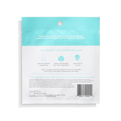 Avatara Drink Up unfolded mask ready to apply for immediate hydration.