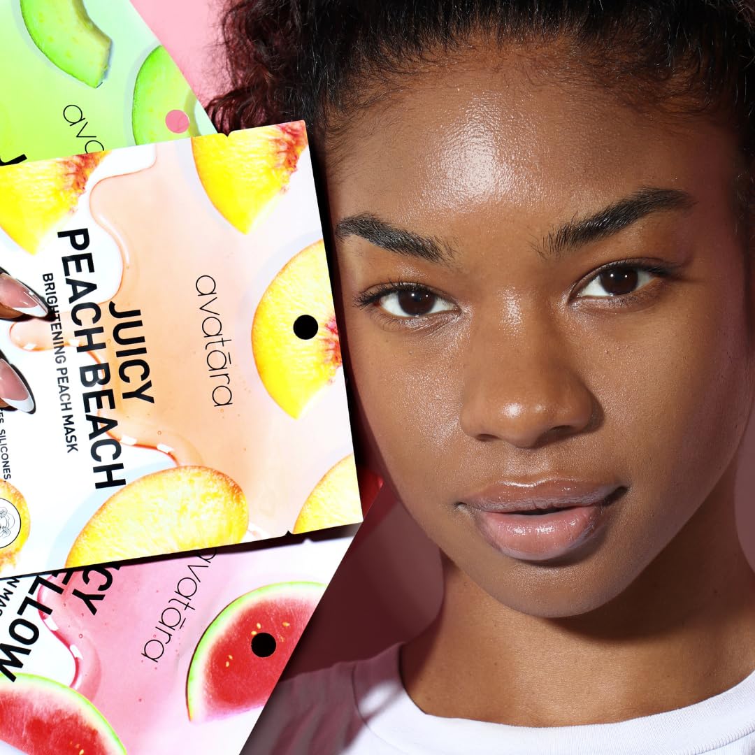 Avatara Get Up & Slay six-pack box showing cruelty-free, fragrance-free K-beauty masks.