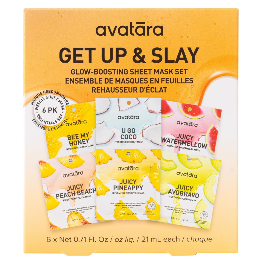 Avatara Get Up & Slay watermelon mask for hydrating skin and a refreshing glow.