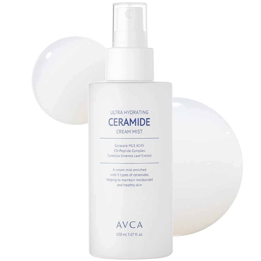 AVCA Niebla Cremosa Hidratante, pulverización suave para hidratación profunda.