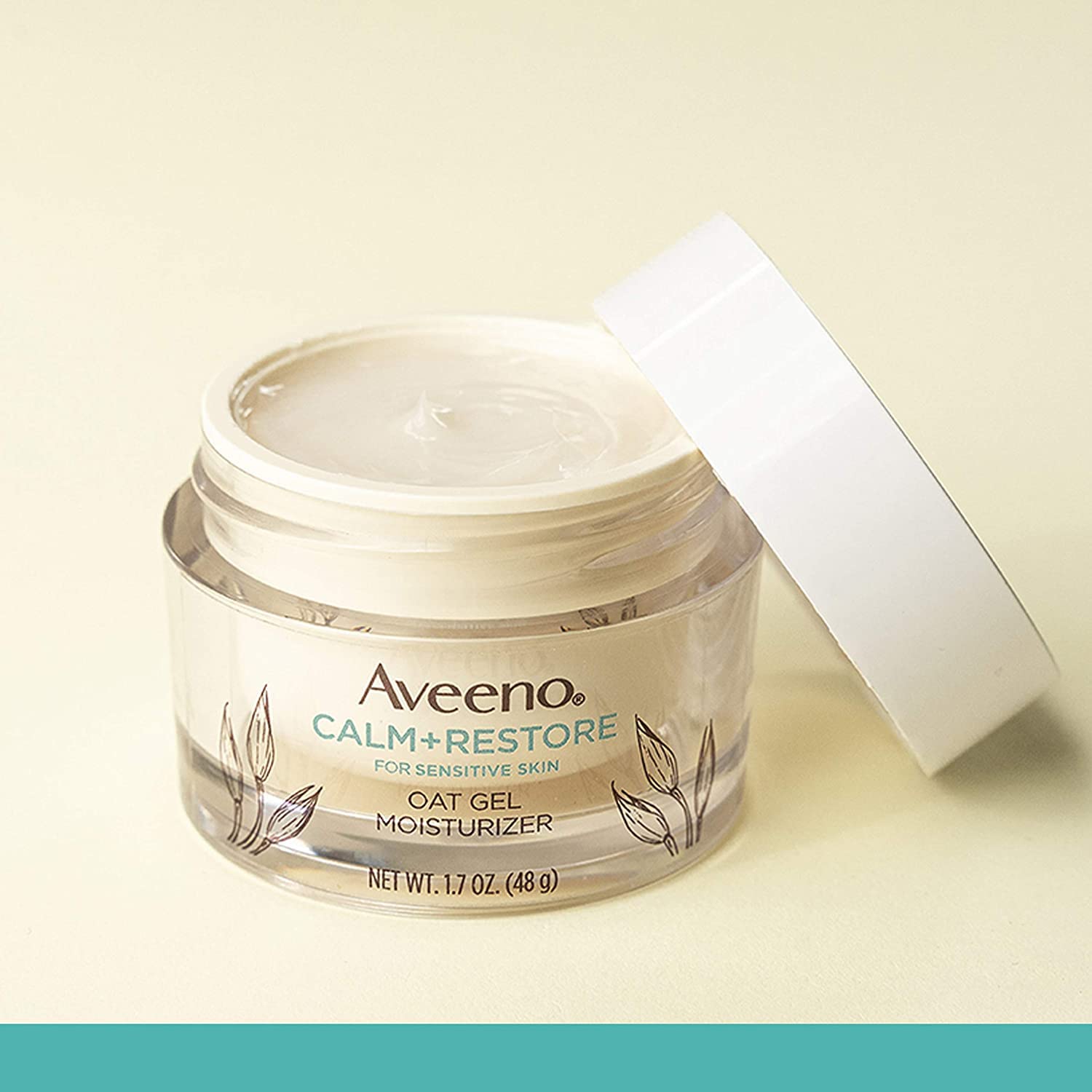 Morning routine usage showing gentle application on sensitive skin.