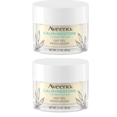 Close-up of Aveeno oat gel texture for quick absorption and light feel.