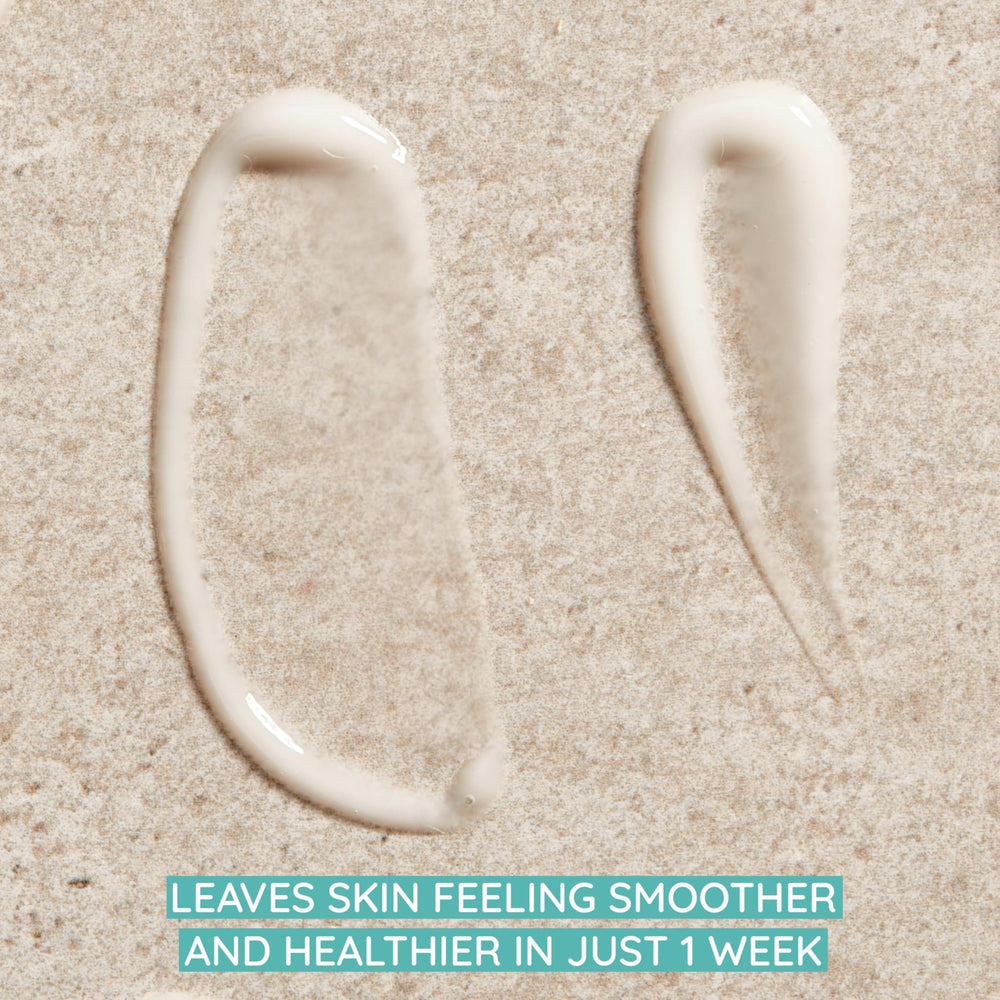 Aveeno Calm Restore bottle in a daily skincare routine setup