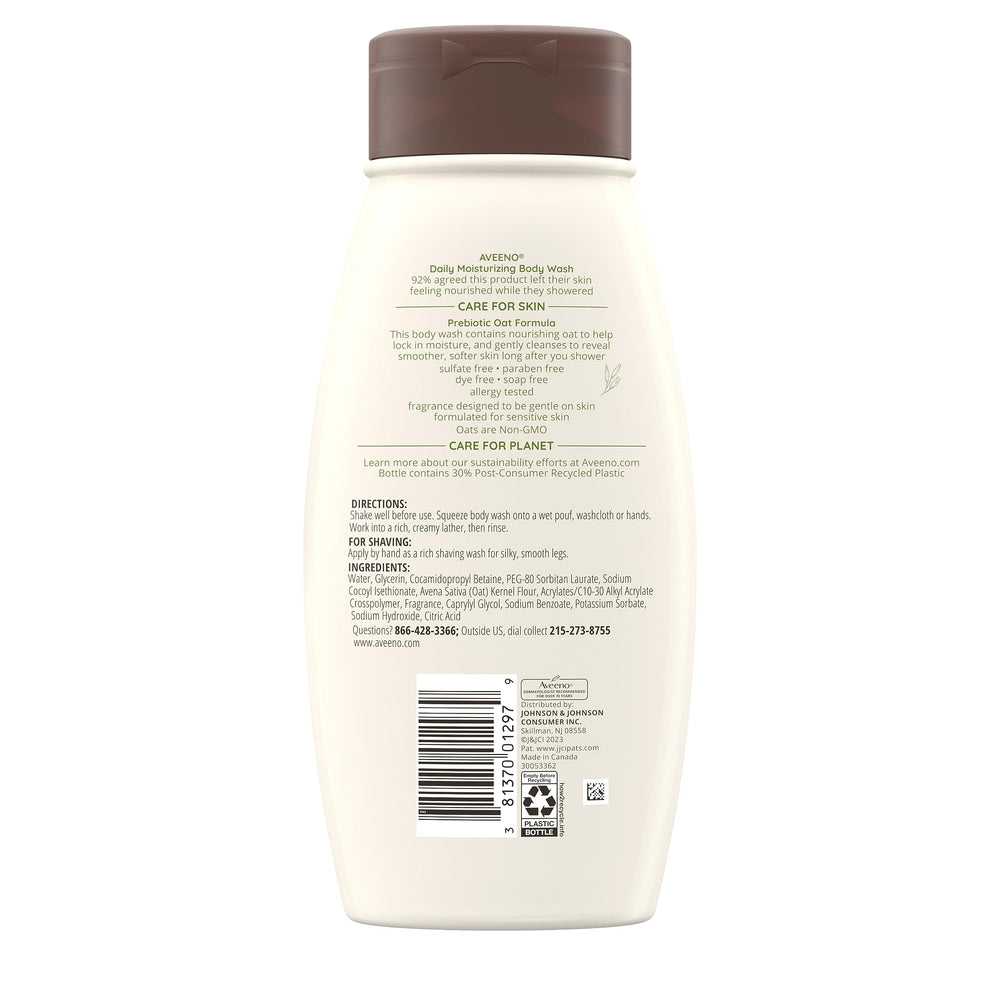 Aveeno Calm Restore product in daily routine for visible smoothing