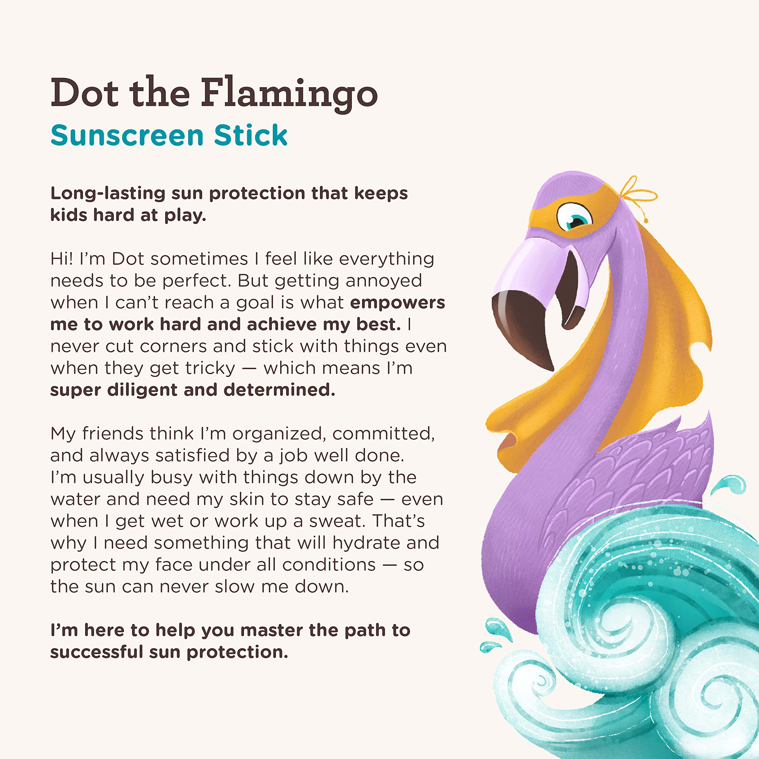 Aveeno Kids sunscreen stick designed for sensitive skin with mineral protection.