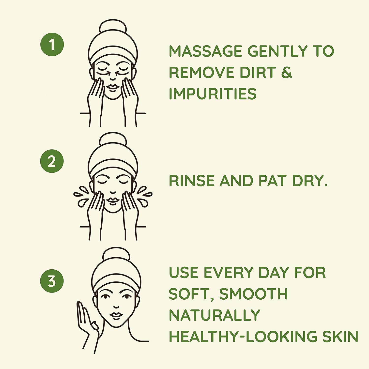 Aveeno Moisturizing Bar face-body-use illustrates daily cleansing for face and body