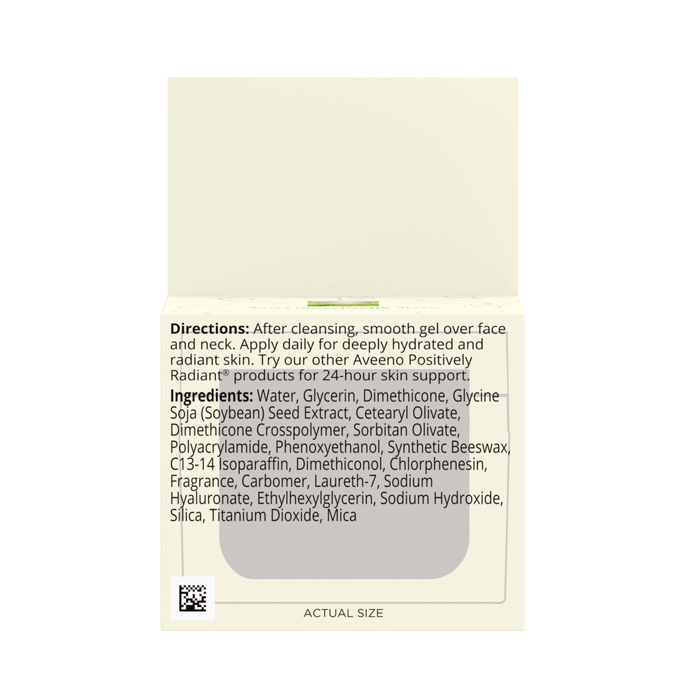 Aveeno Positively Radiant skin after use appears brighter and more radiant.