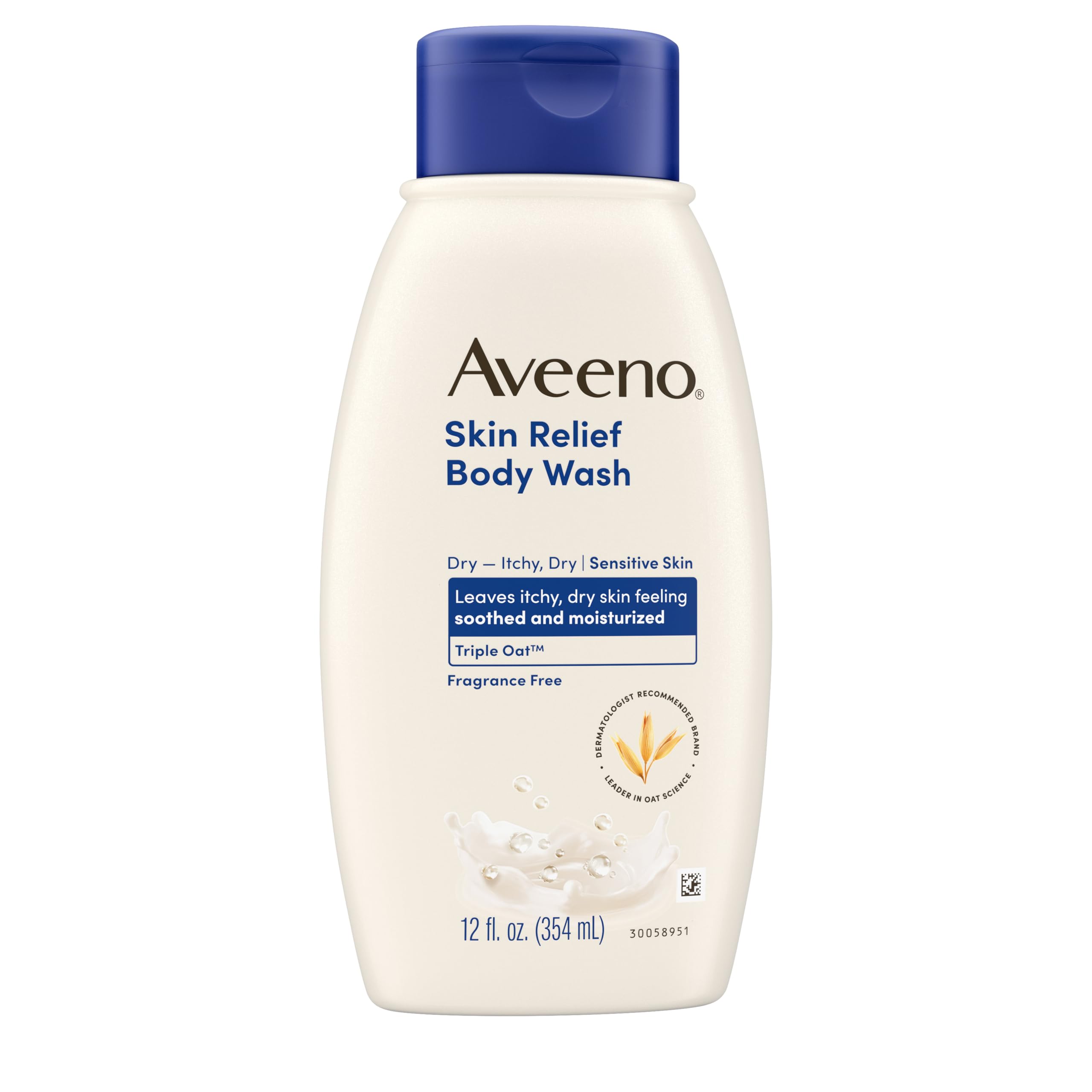 Aveeno Skin Relief, tras lavado calma la piel sensible.