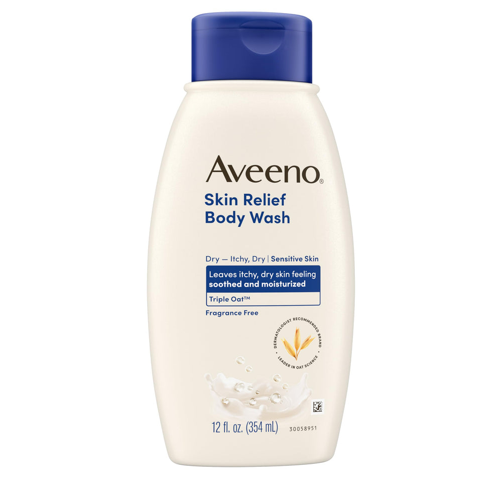 Aveeno Skin Relief, tras lavado calma la piel sensible.