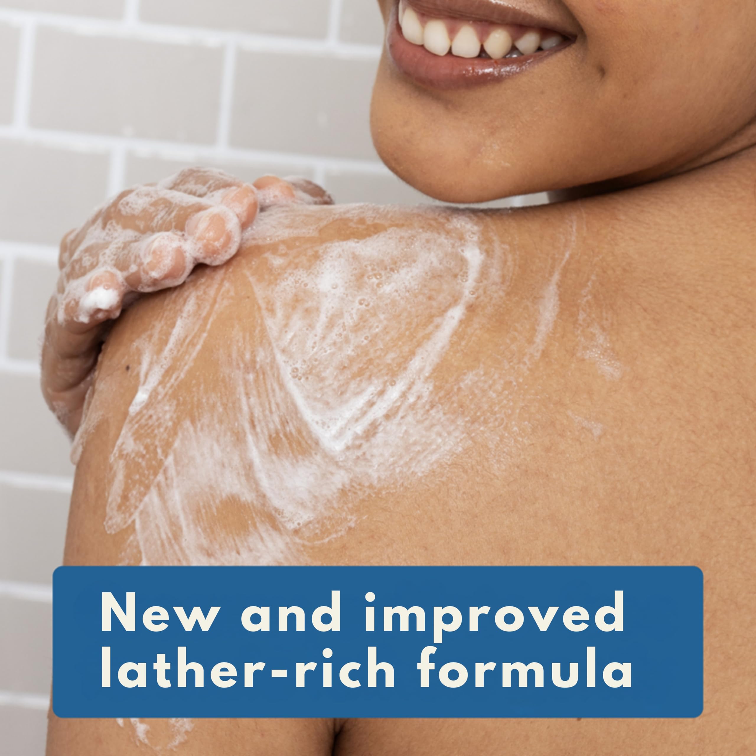 Aveeno Skin Relief, espuma cremosa facilita la limpieza suave.