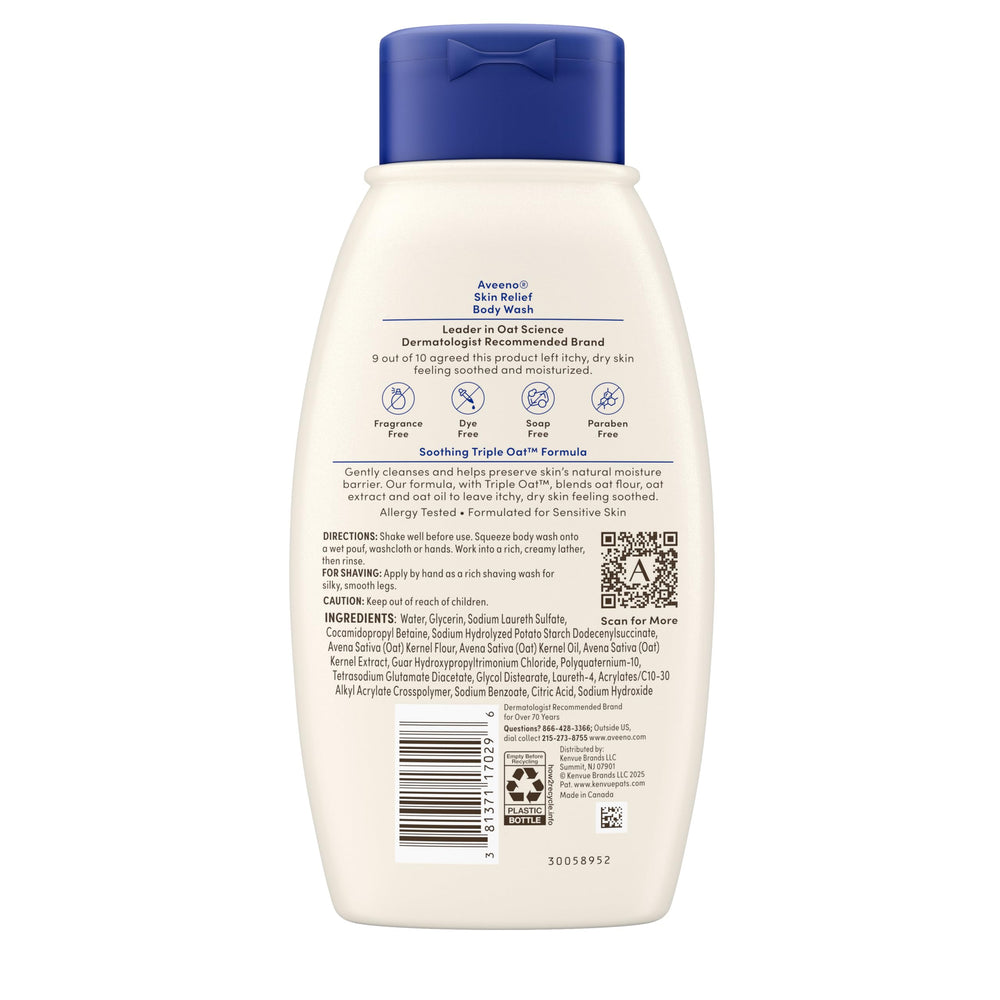 Aveeno Skin Relief, continuar con la loción para mantener hidratación 72 horas.
