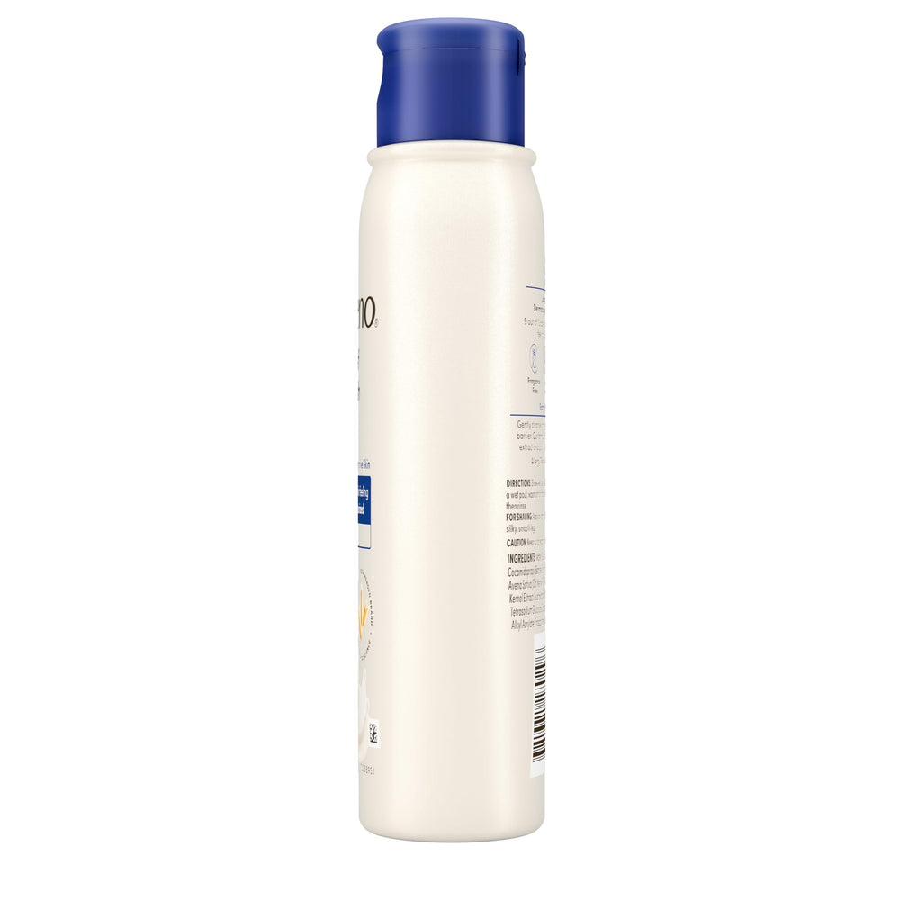Aveeno Skin Relief, etiqueta sin fragancia, sin colorantes y sin jabón.