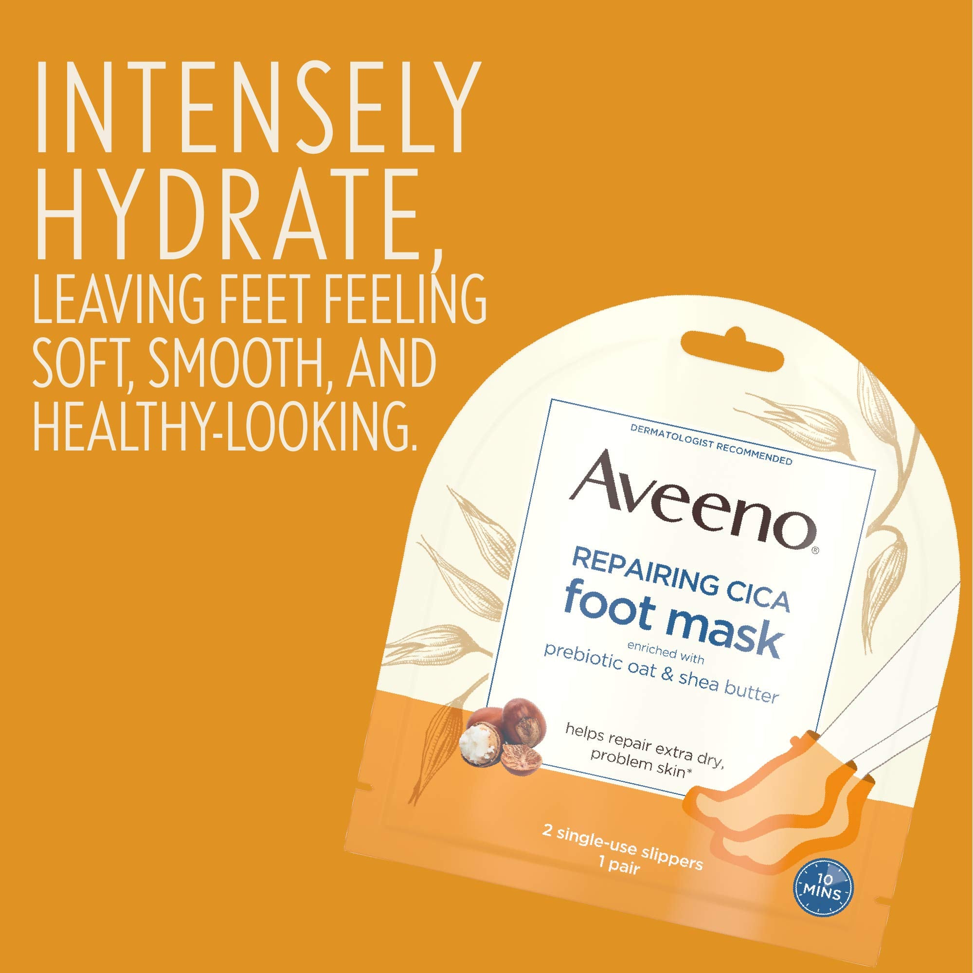 Aveeno Repairing CICA prebiotic oat closeup showcasing soothing nourishment for sensitive skin