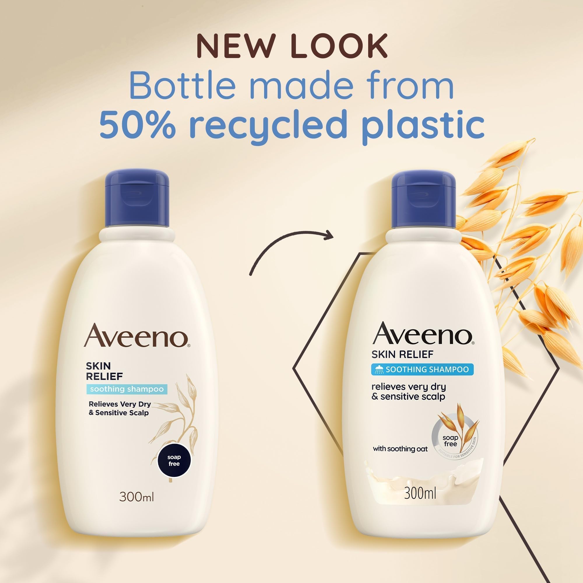 Aveeno Skin Relief Soothing Shampoo daily-use image hints at safe routine integration