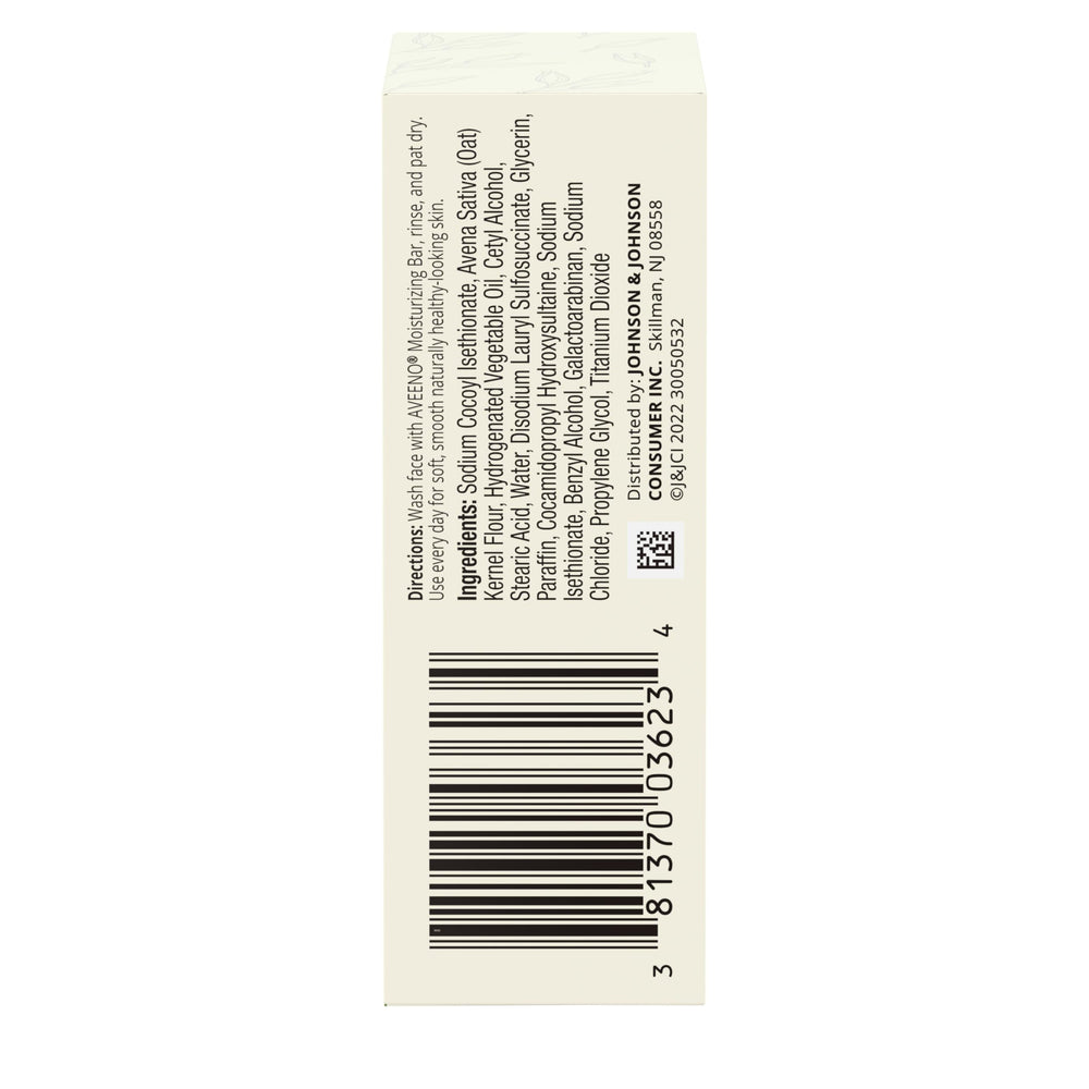 Aveeno soft skin after use result with cleansing bar and clean glow.