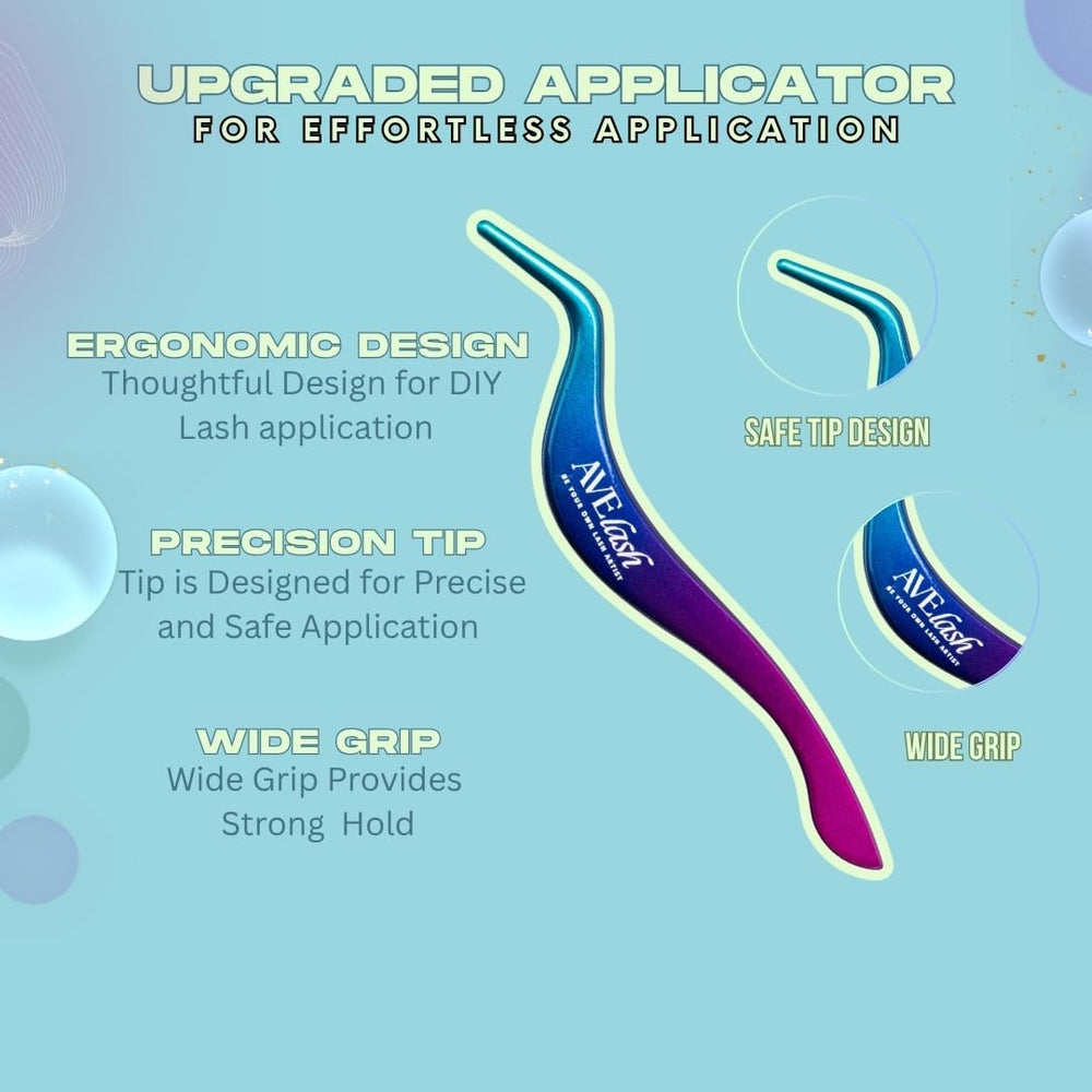 AVELASH Applicator included for smooth, precise lash placement