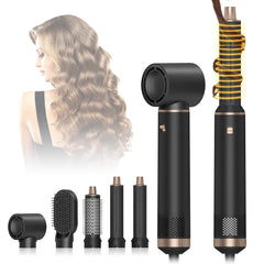 AVENHO 5 in 1 hot air brush front view for versatile styling.