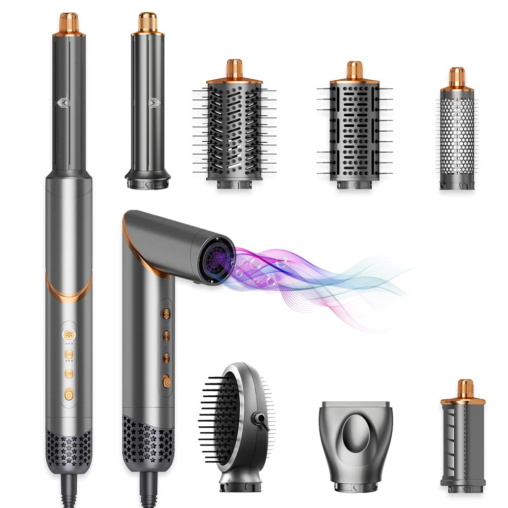 AVENHO 8-in-1 wrap air styler in action delivering quick salon-style blowouts.