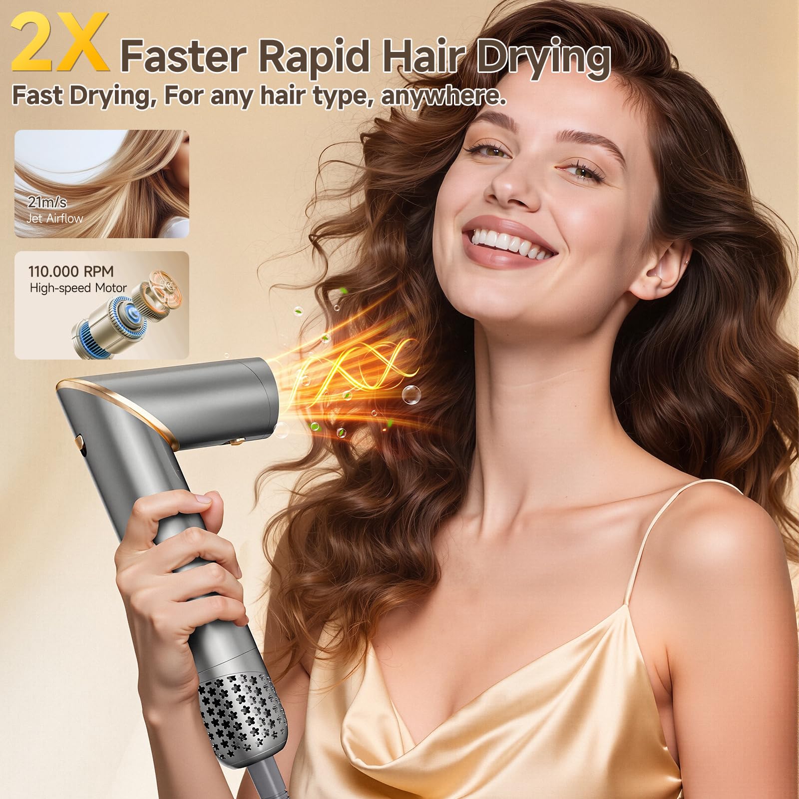 AVENHO wrap air styler volume root lift for fuller styles.