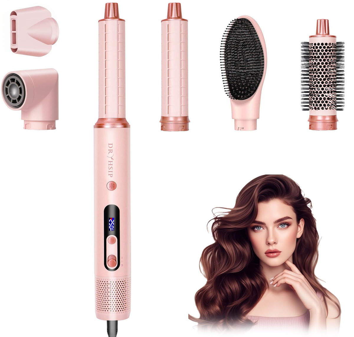 AVENHO 6in1 collecting nozzle for quick, even drying and smooth styling