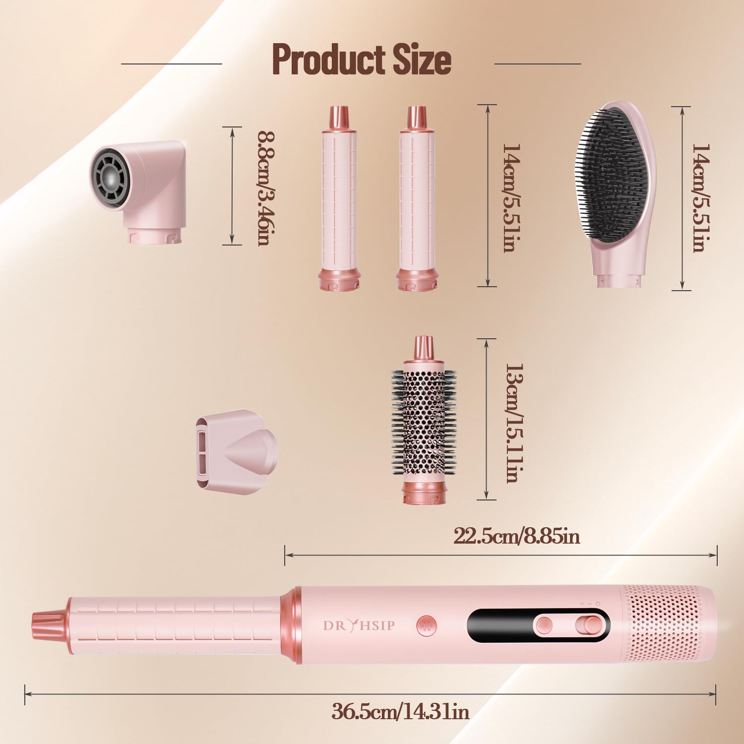 AVENHO 6in1 curling comb helps form lasting curls with ease