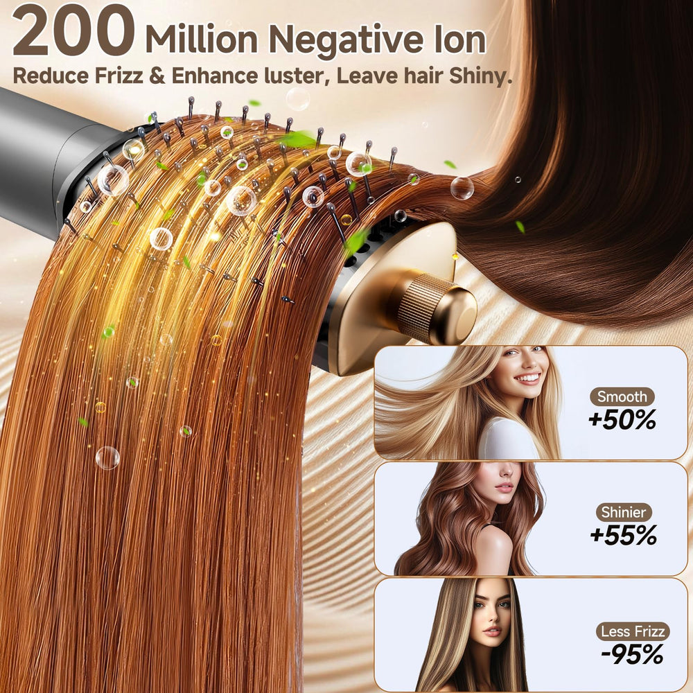 AVENHO ionic technology reduces frizz for smoother hair.