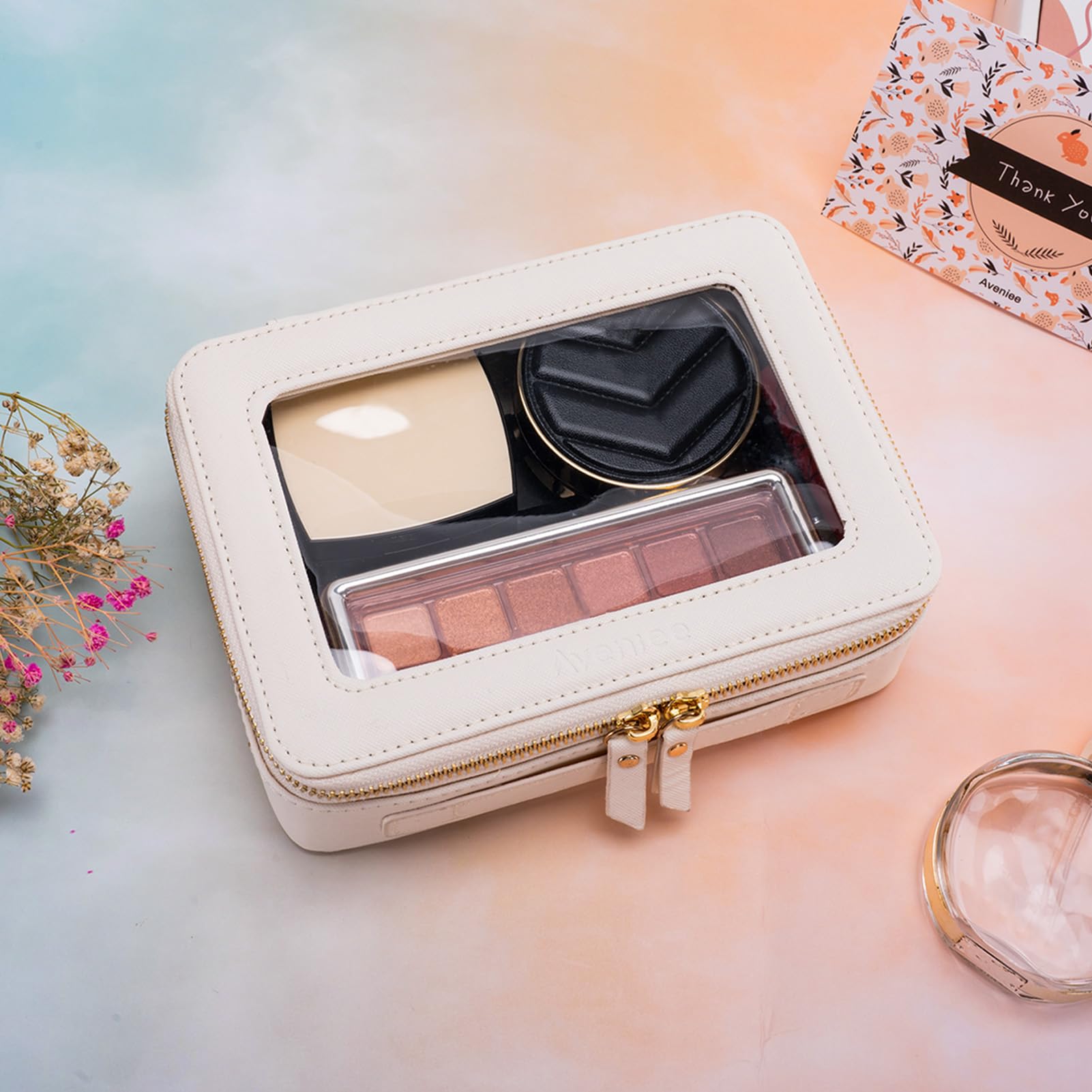 Aveniee Clear Makeup Bag gift-ready packaging supports Christmas or special-occasion gifting.