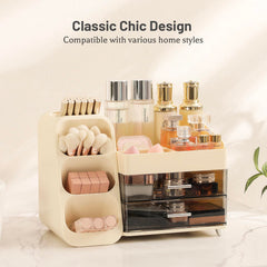 Aveniee makeup organizer brush holders showcase dedicated space for brushes and eyeliners.
