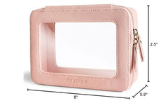Aveniee premium PU leather detail emphasizes durable, structured storage.